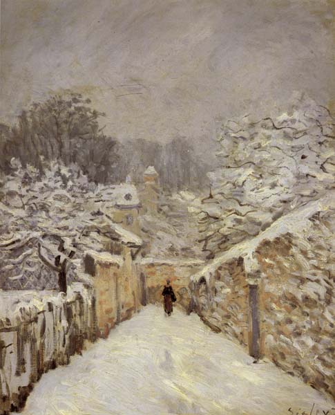 Snow at Louveciennes